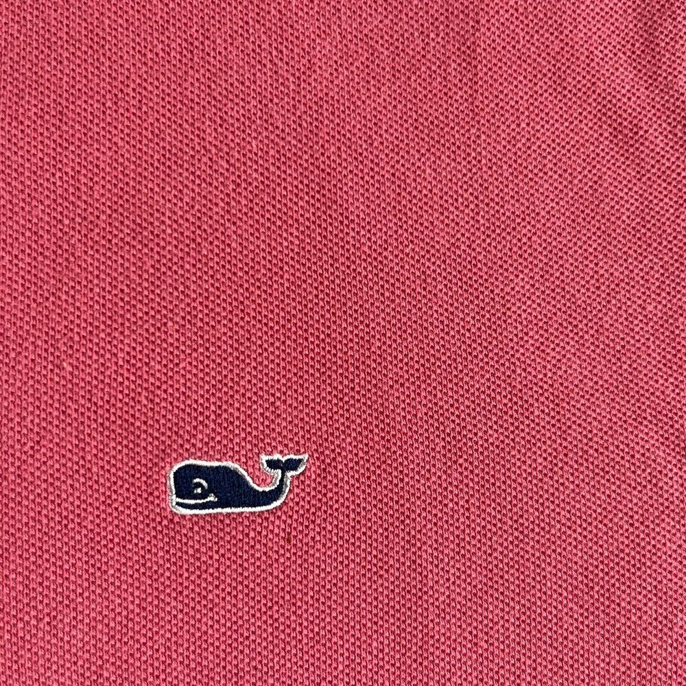 Vineyard Vines Polo Shirt Mens Large Pink Pullover Golf Casual Outdoor Preppy - Picture 6 of 11
